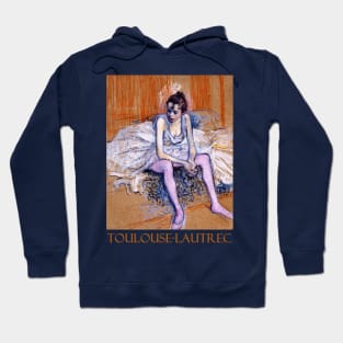 Dancer in Pink Tights by Henri de Toulouse-Lautrec Hoodie